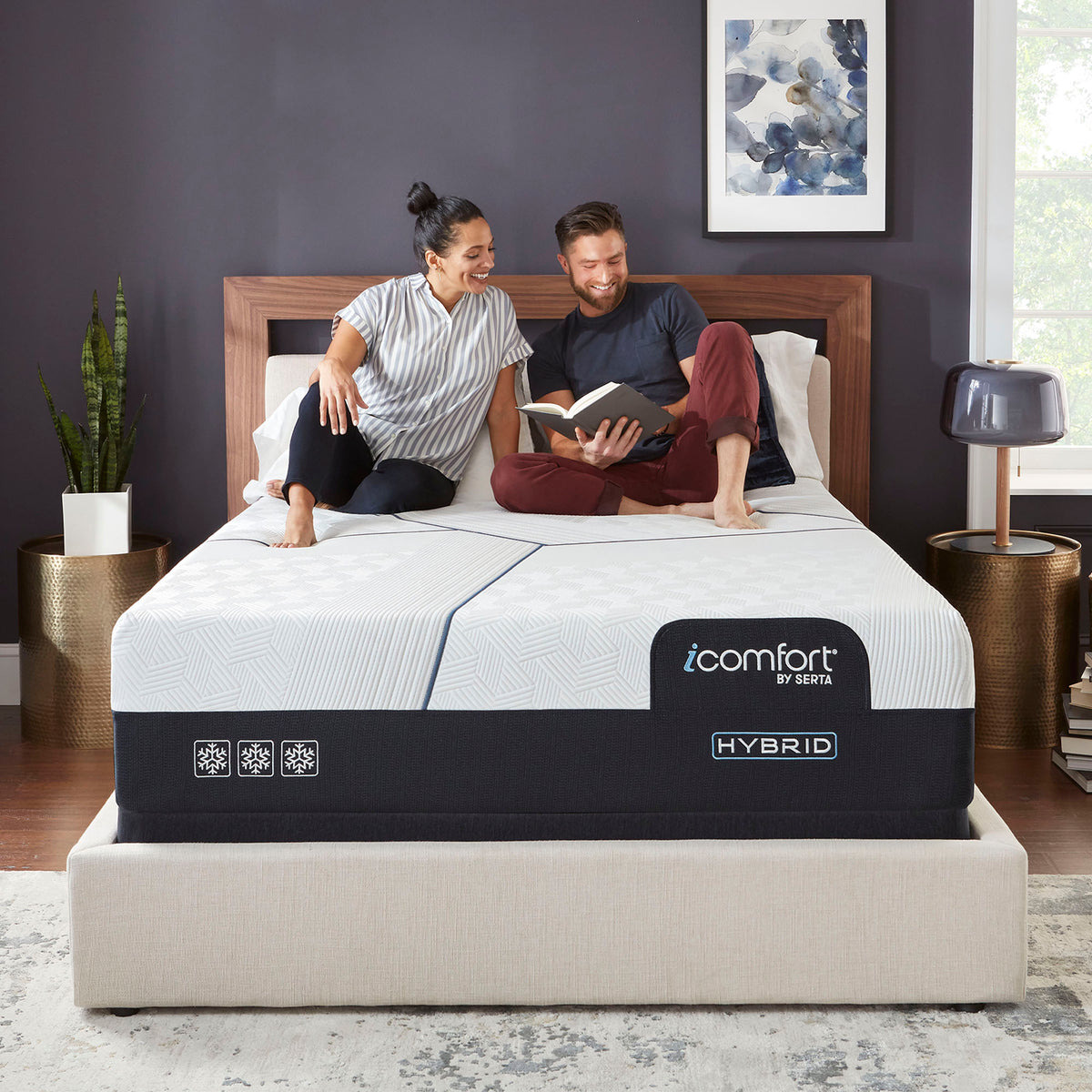 iComfort CF 3000 13.5" Hybrid Plush Mattress