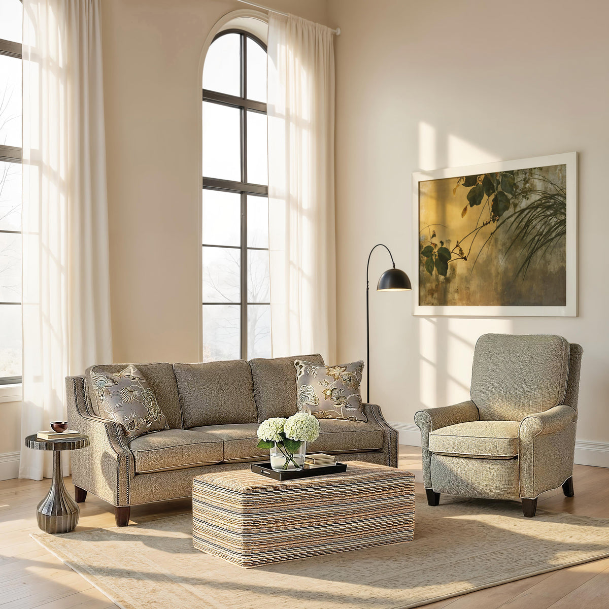 Commerce and Market Ferrous Accent Table