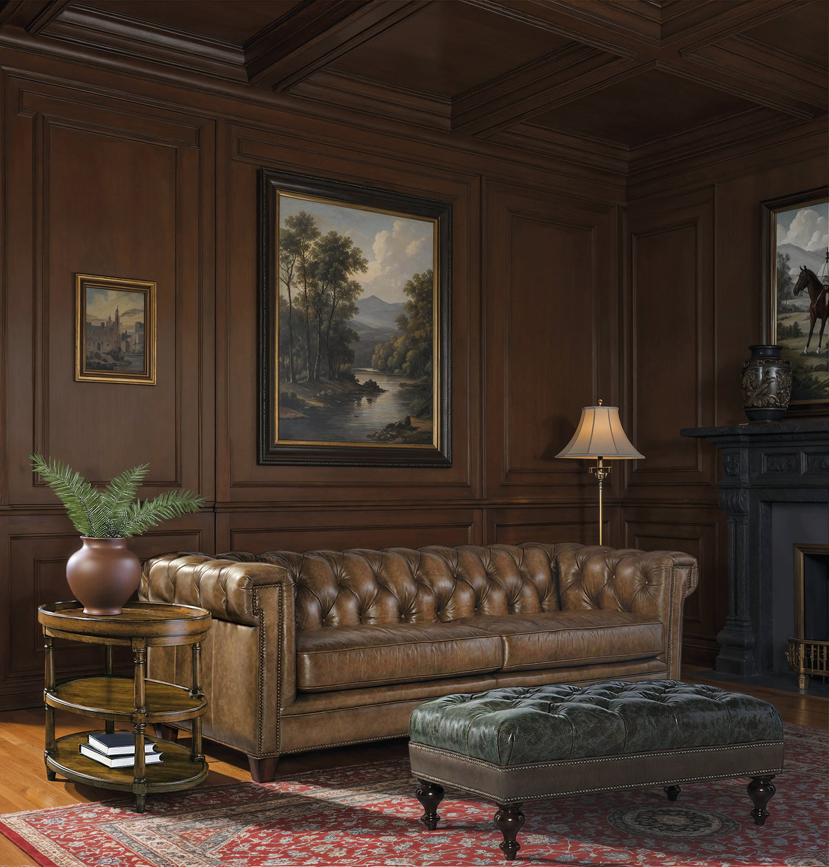Rects Tufted Rectangle Ottoman