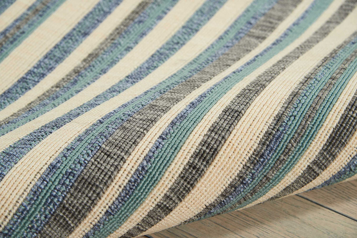 Lido LID01 Blue Cream Rug