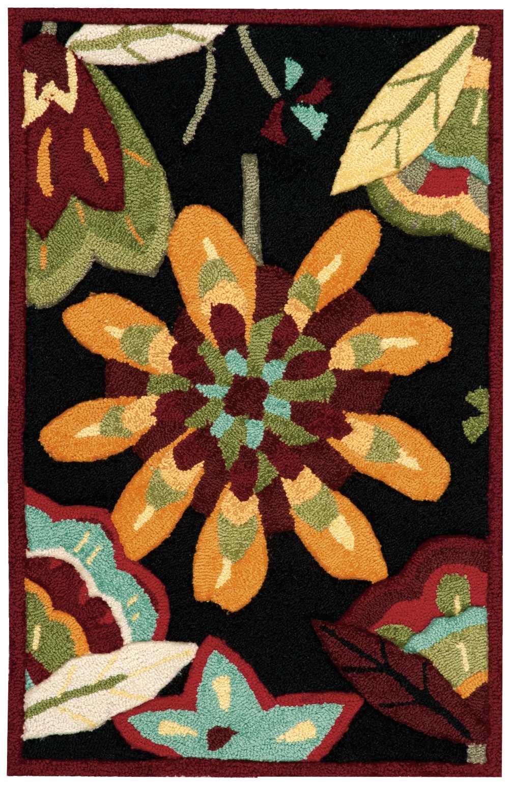 Fantasy FA12 Black Rug