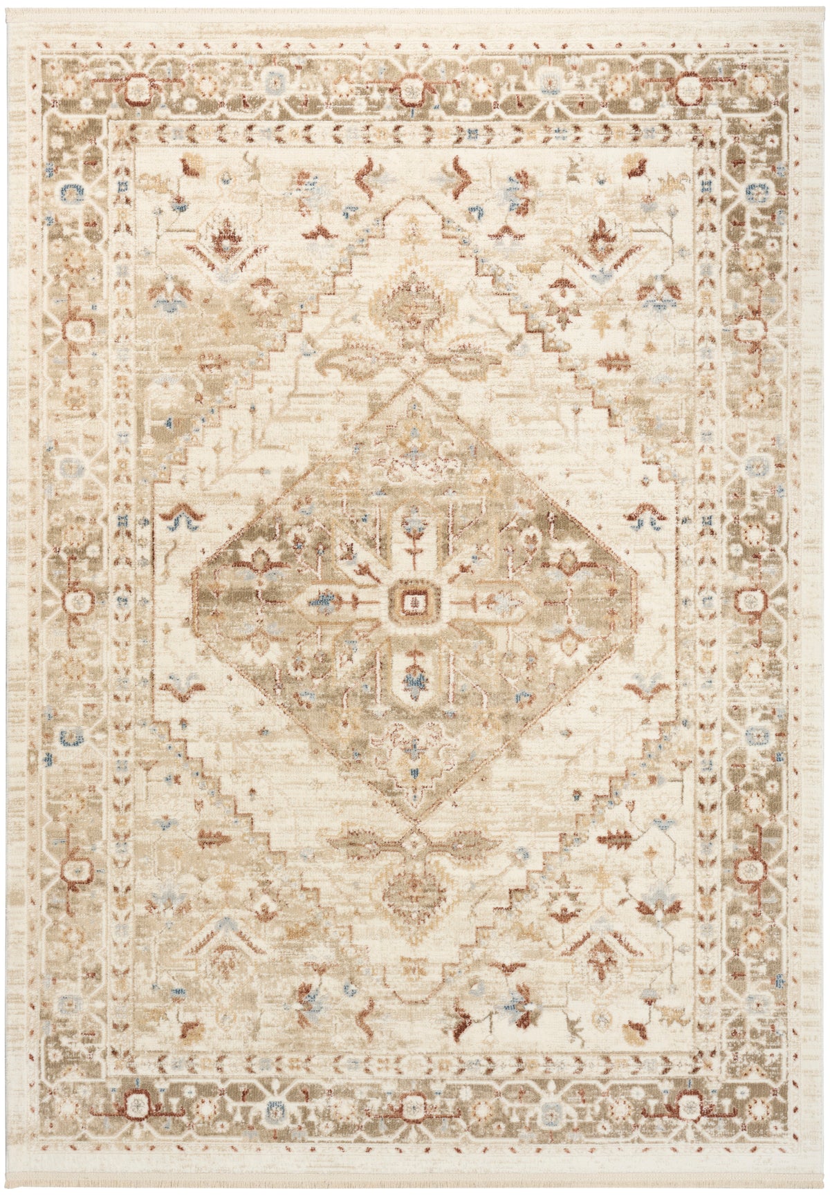 Pardis PRD02 Ivory Taupe Rug
