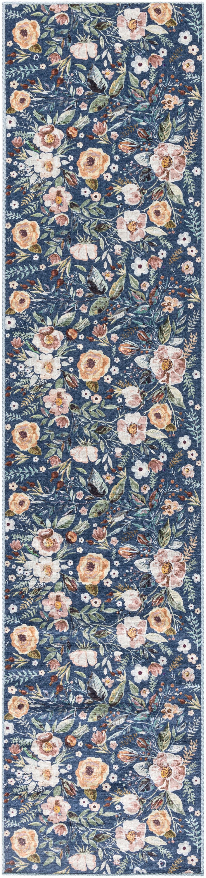 Nourison Washables NWB01 Navy Multicolor Rug