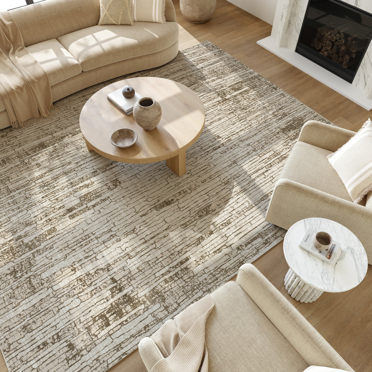 Soft Structure SOF03 Mocha Rug