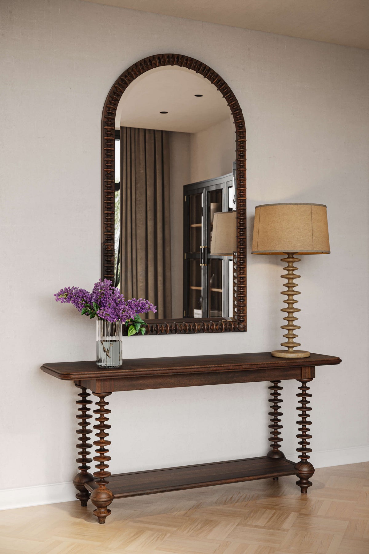 Milano Console Table in Walnut