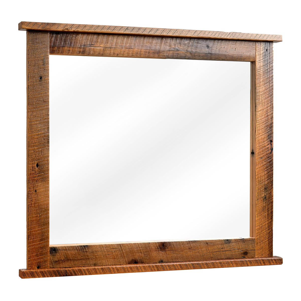 Farmhouse 4 Drawer Armoire with Mirror