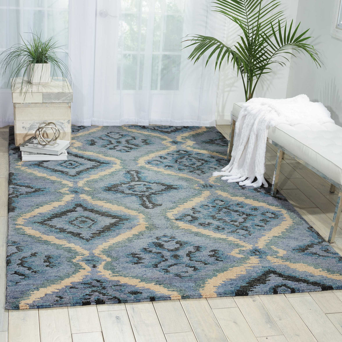 Tahoe Modern MTA06 Denim Blue Rug