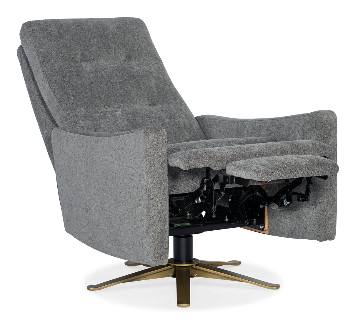 Baylen Tufted Back Swivel Recliner