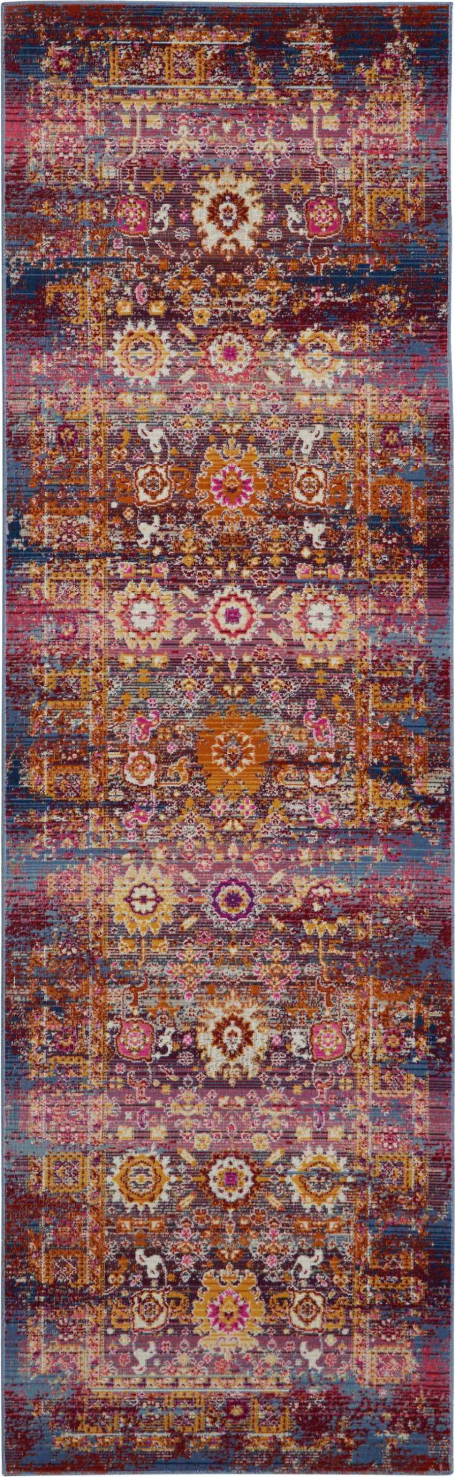 Vintage Kashan VKA03 Red/Multicolor Rug