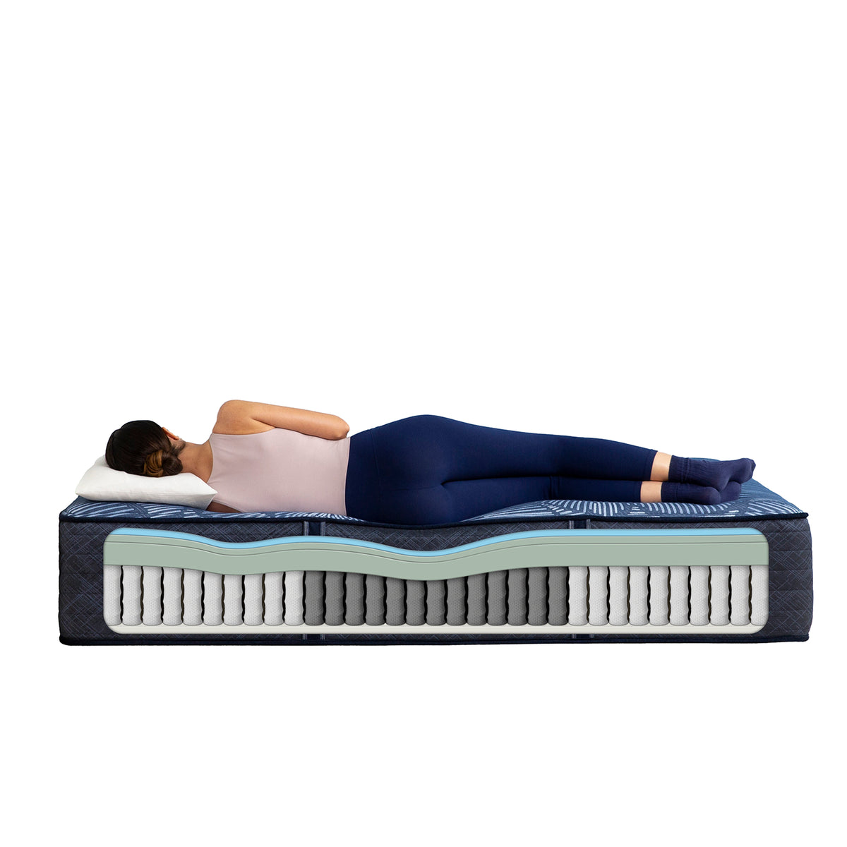 Perfect Sleeper Radiant Rest 14" Hybrid Plush Mattress