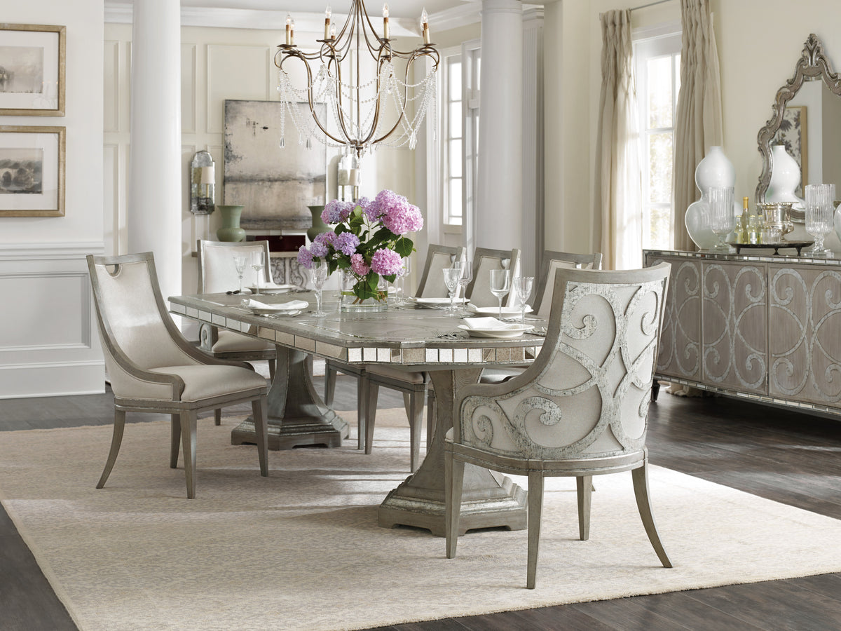 Sanctuary Rectangle Dining Table with 2-20in Leaves