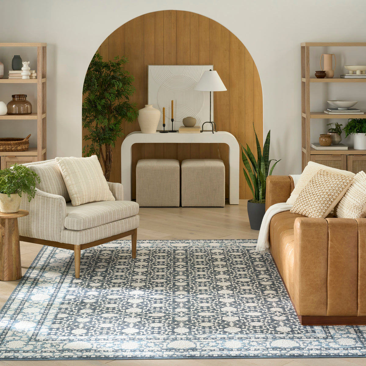 Grace GCE01 Blue Rug