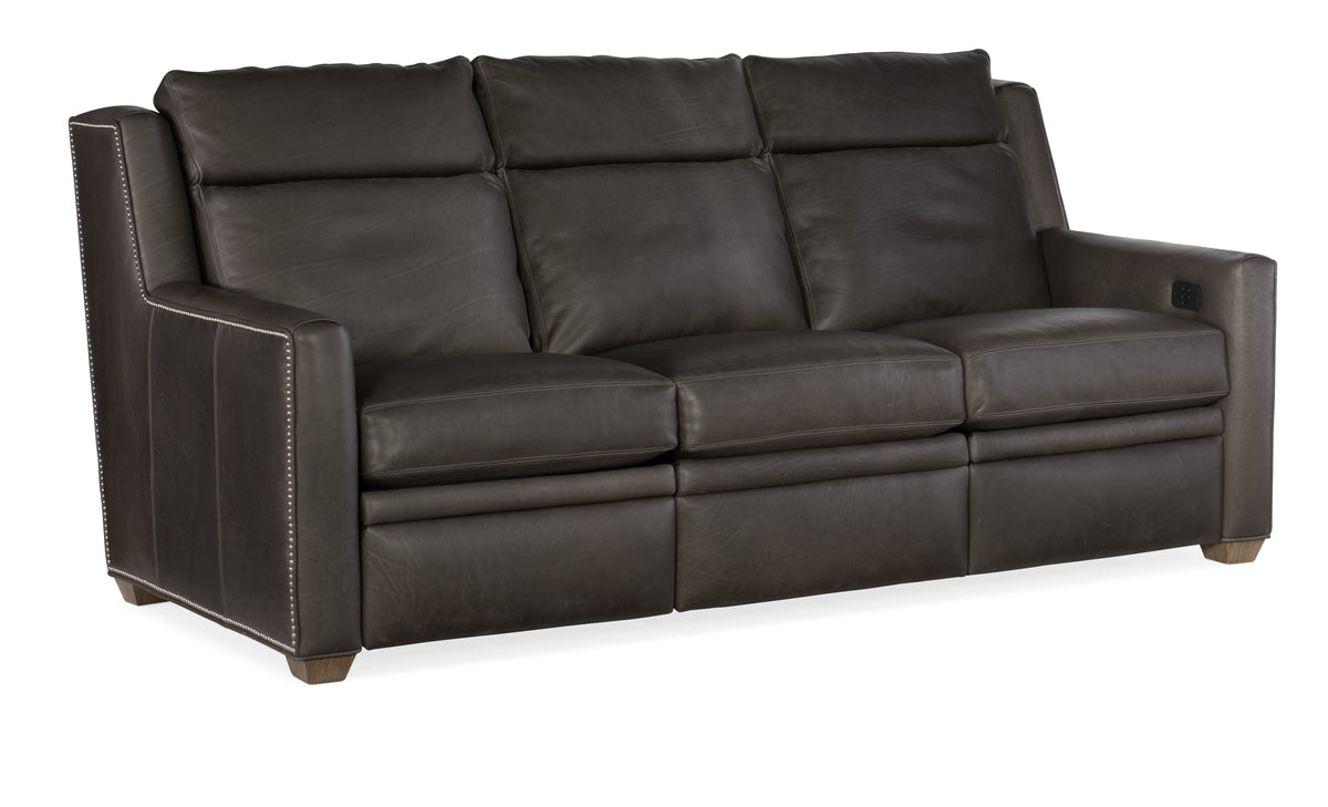 Revelin Reclining Sofa with Power Headrest - Two Piece Back