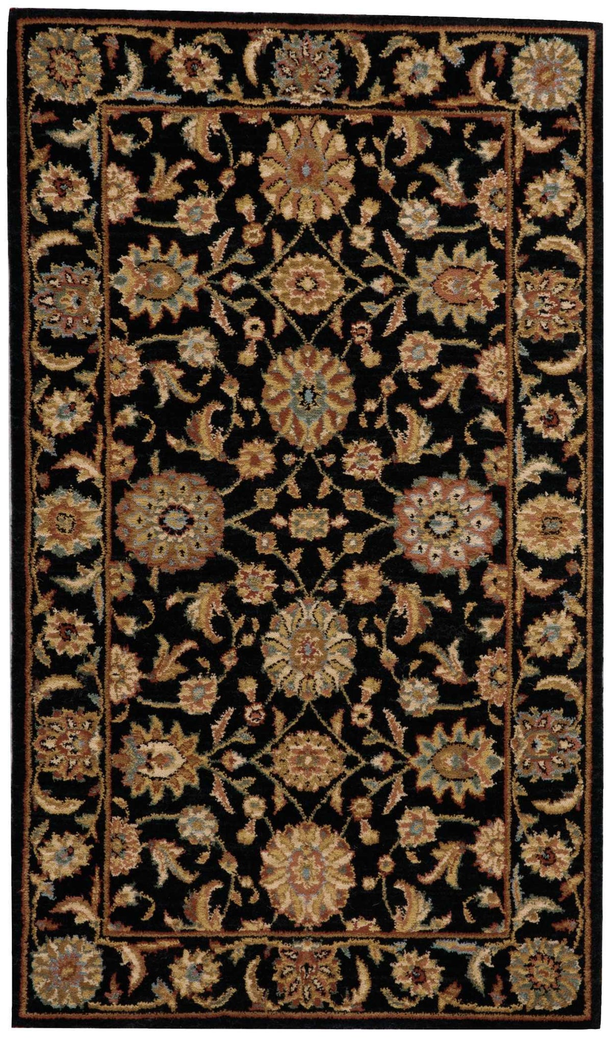 Living Treasures LI05 Black Rug