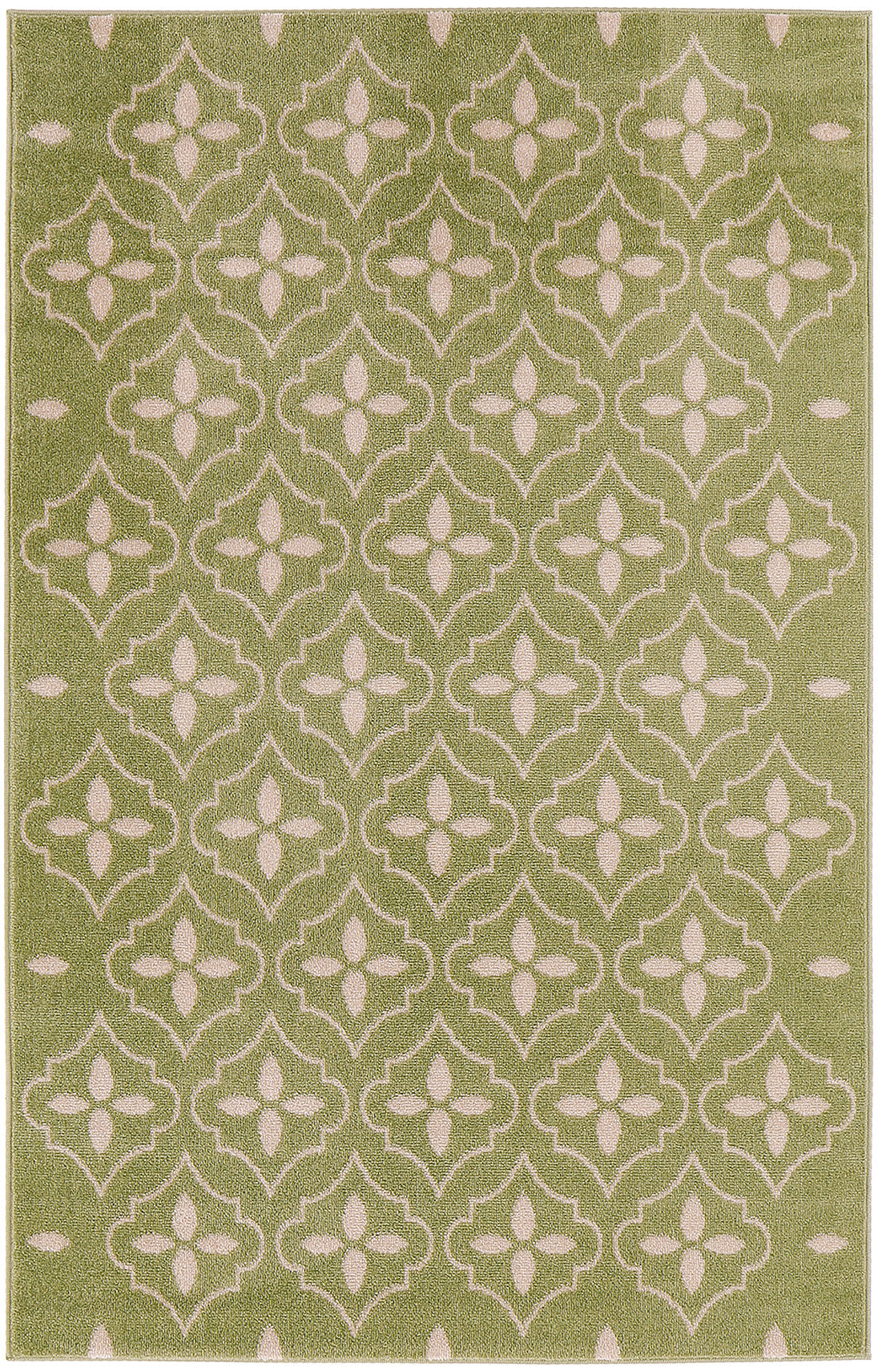 Nourison Essentials NRE04 Green Ivory Rug