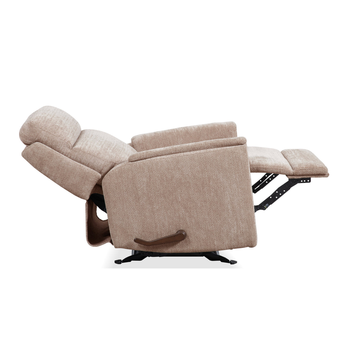 Compact Fabric Perfect Match Gliding Recliner