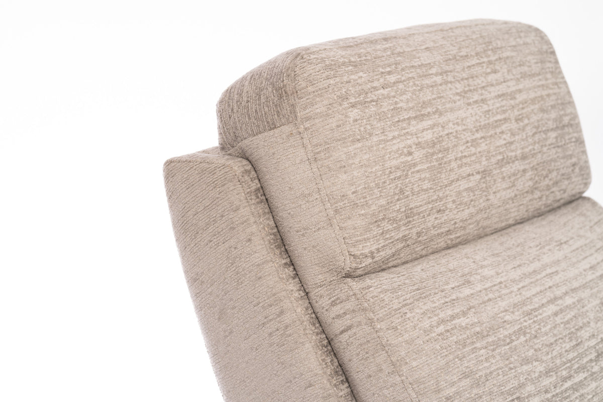 Compact Fabric Perfect Match Gliding Recliner