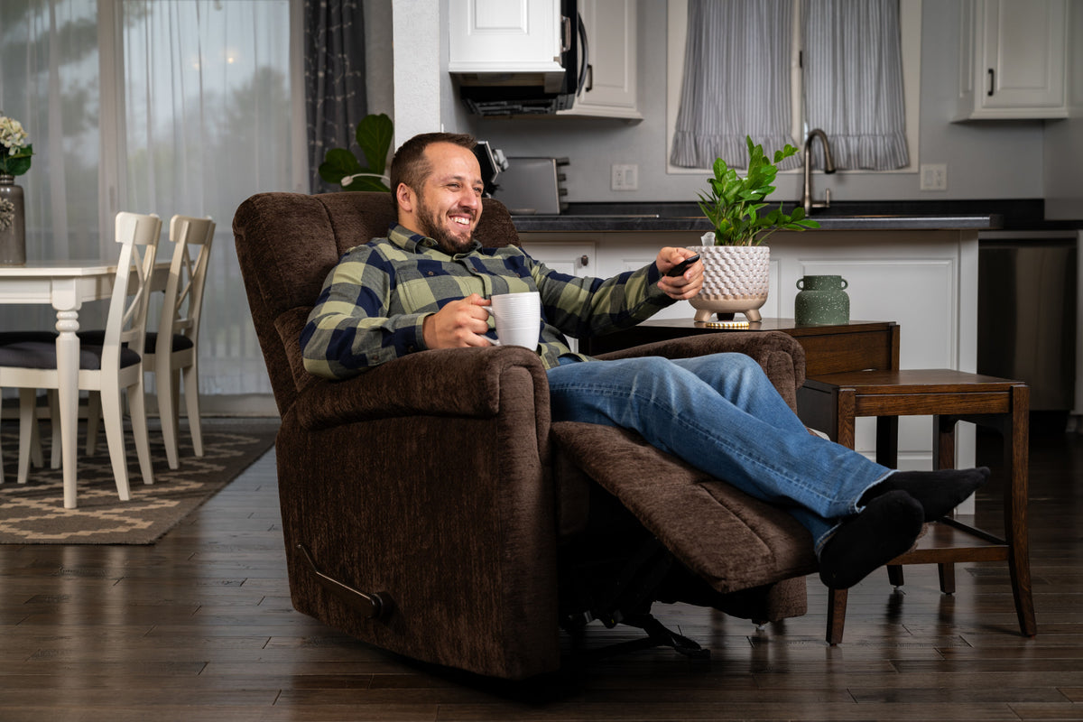 Classic Fabric Perfect Match Gliding Recliner