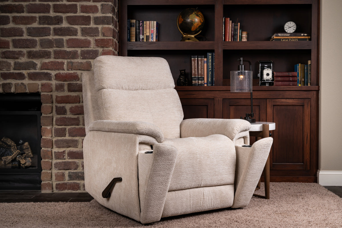 Refined Fabric Perfect Match Swivel Gliding Recliner