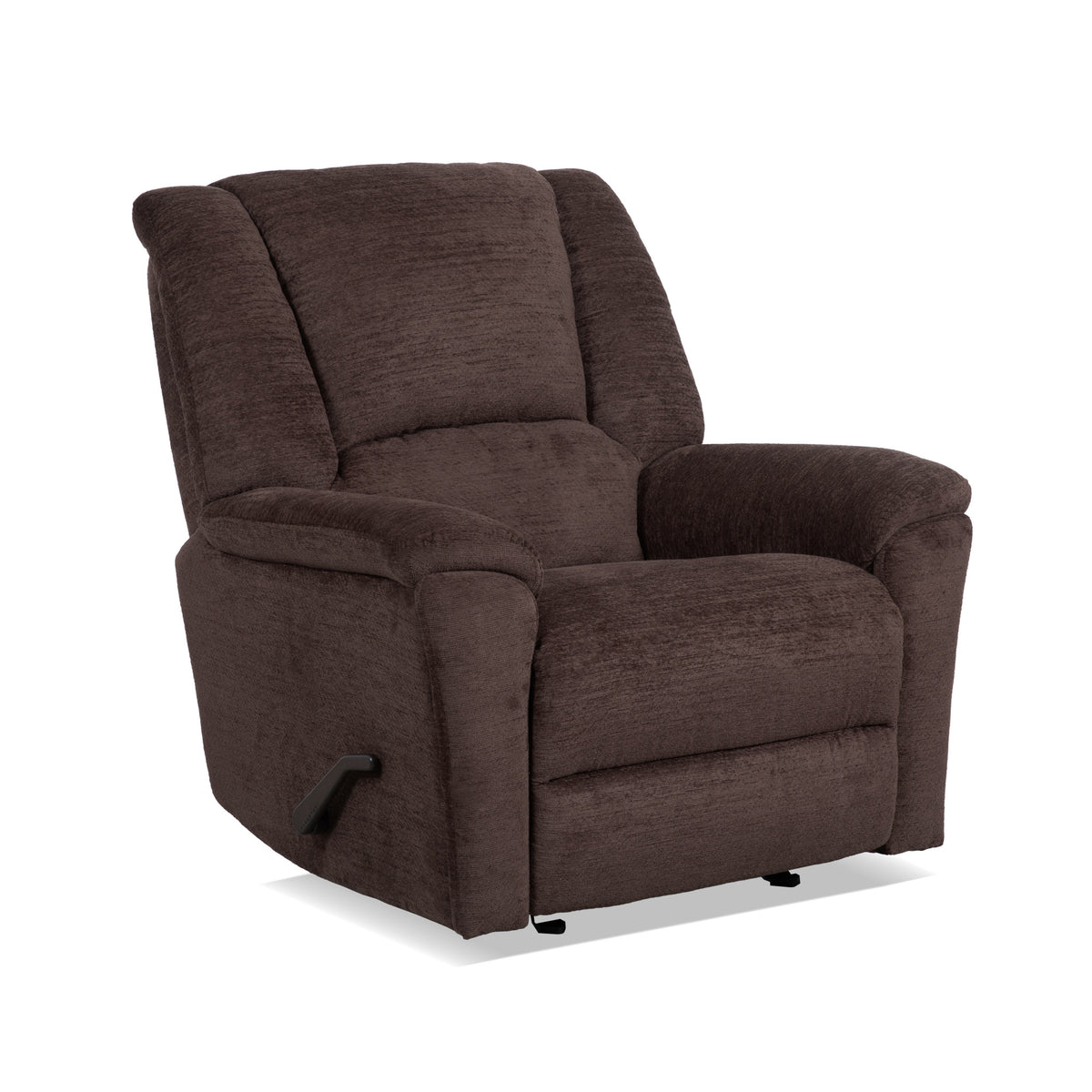 Plush Fabric Perfect Match Gliding Recliner