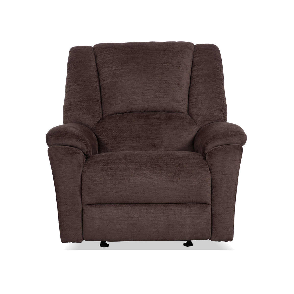 Plush Fabric Perfect Match Gliding Recliner
