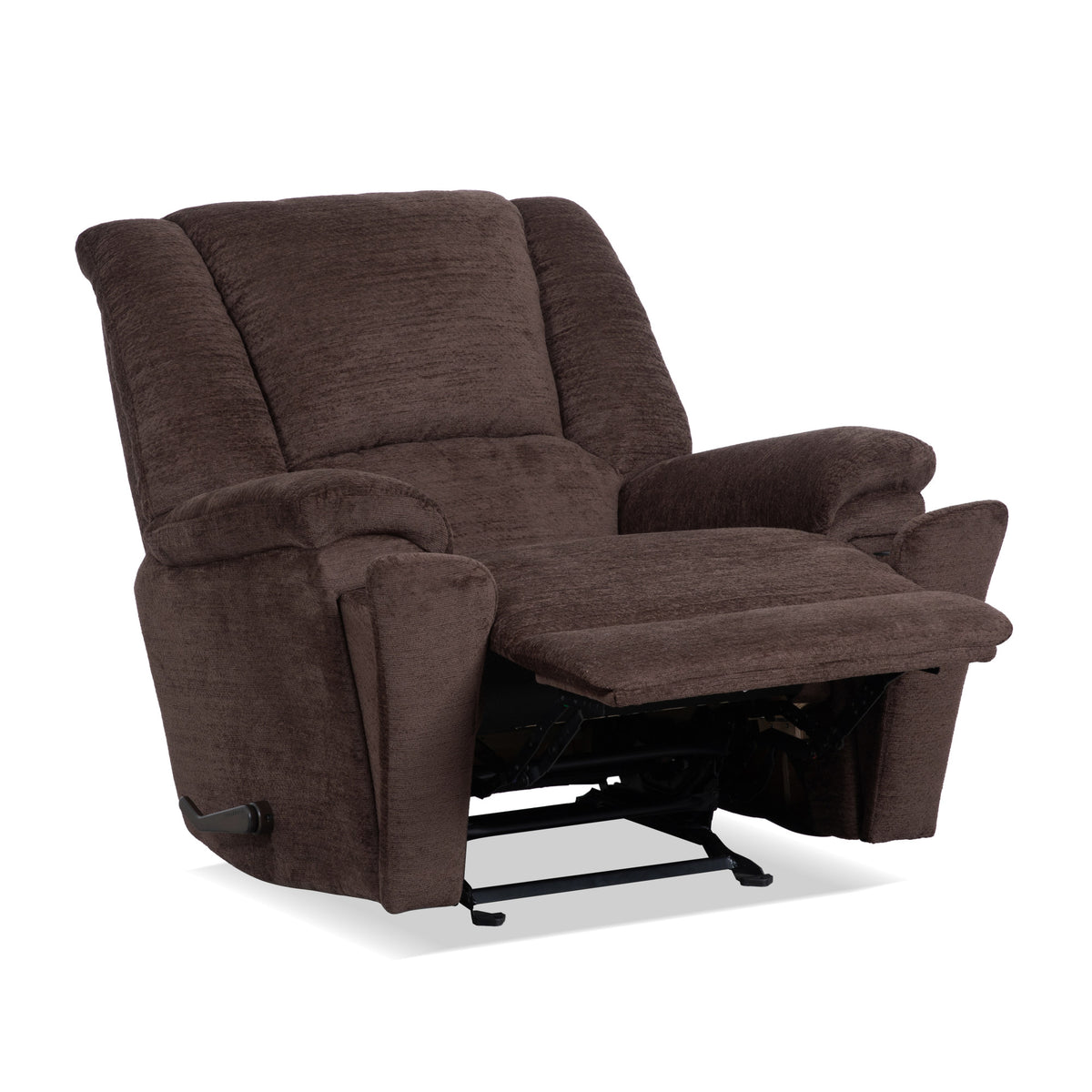 Plush Fabric Perfect Match Gliding Recliner