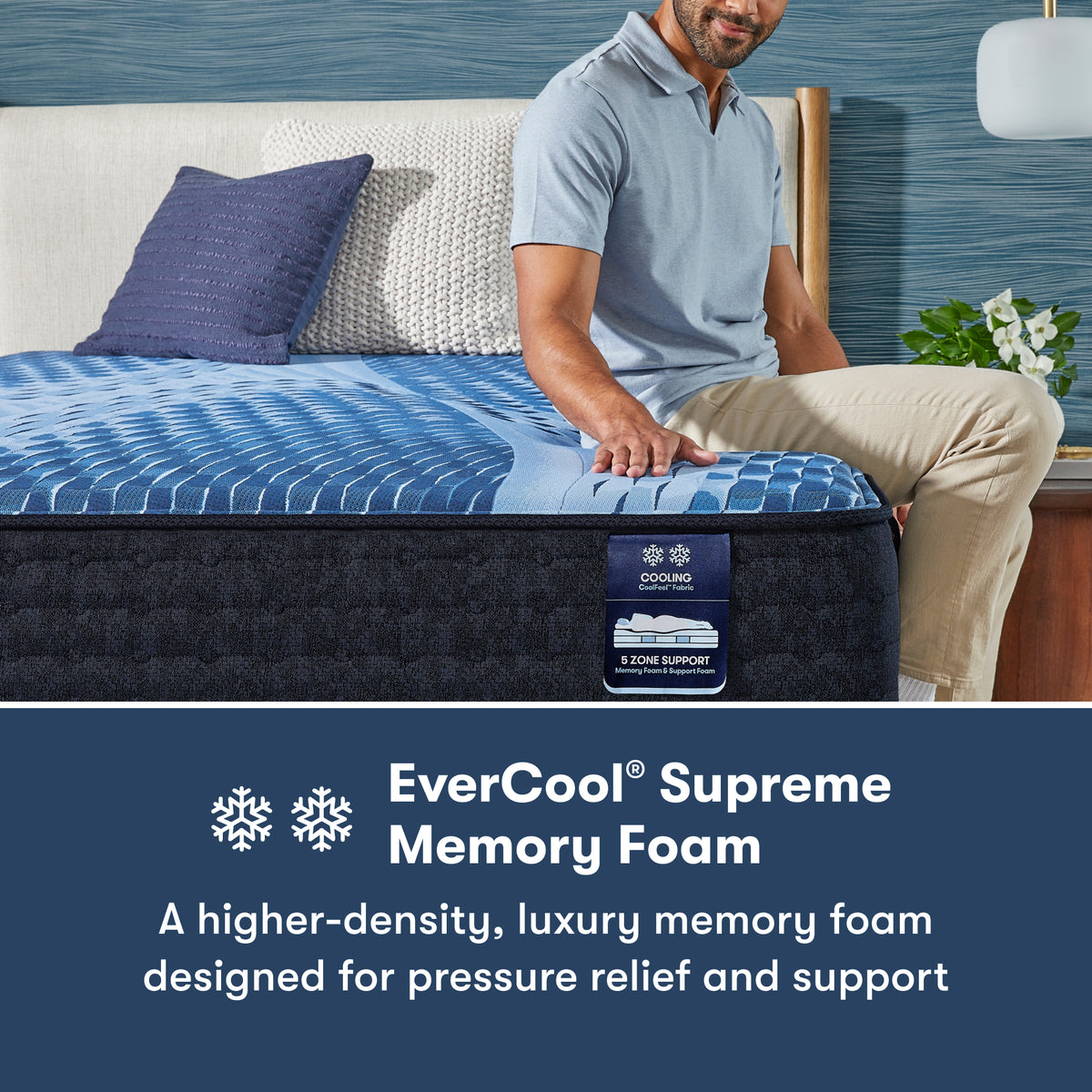 iComfort Aspire 14" Memory Foam Medium Mattress