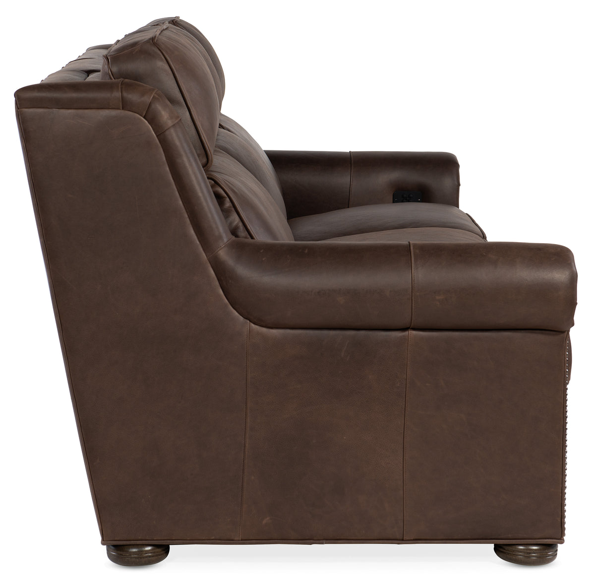 Reece Reclining Sofa with Power Headrest - Two Piece Back