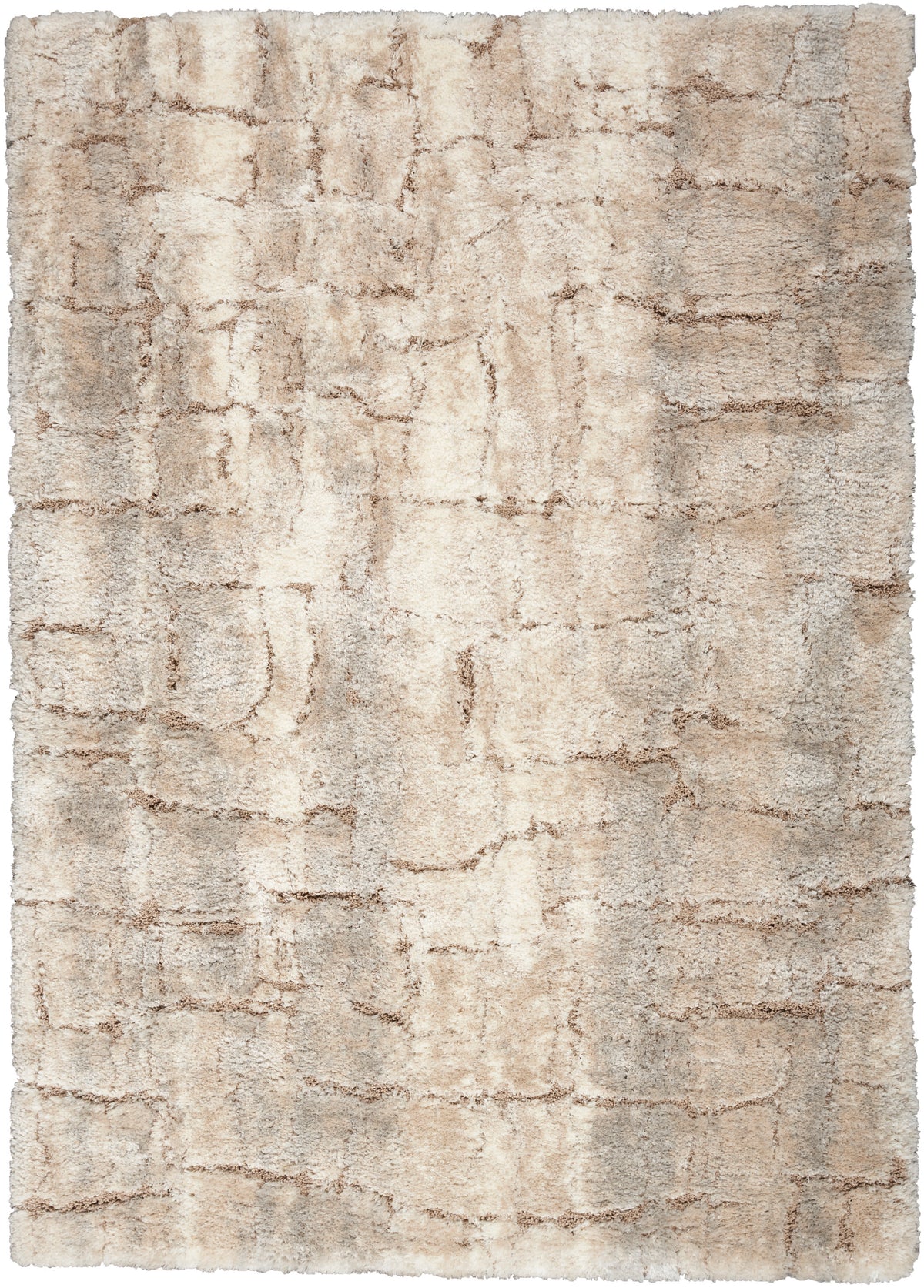 Dreamy Shag DRS09 Ivory Beige Rug