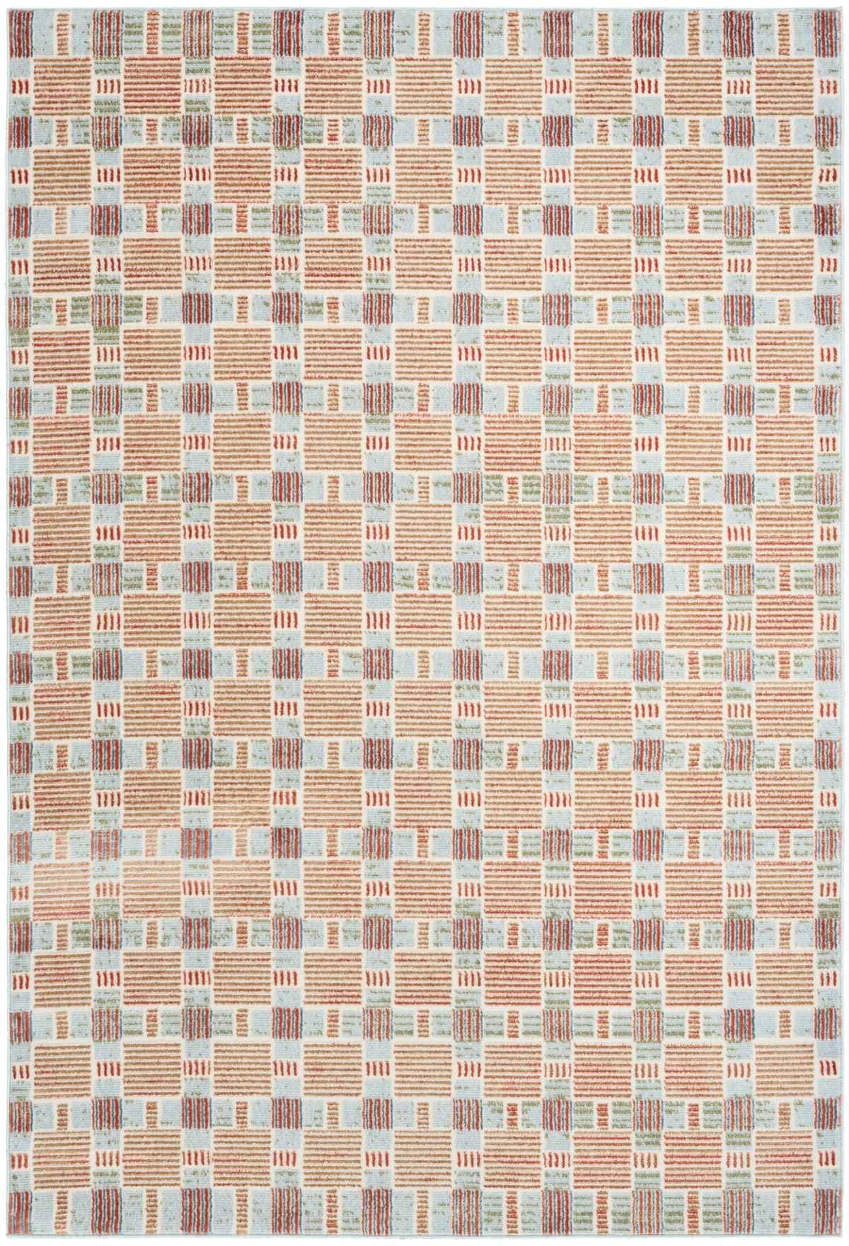 Nordic NRC14 Rust Multicolor Rug