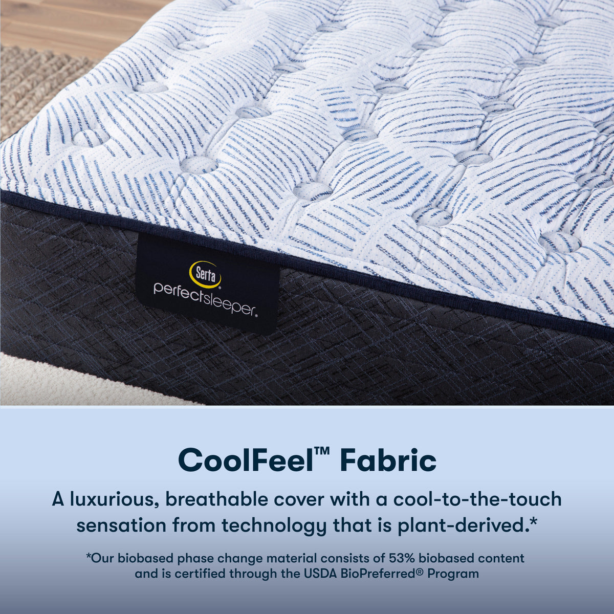 Perfect Sleeper Blue Lagoon Nights 13.5" Medium Mattress