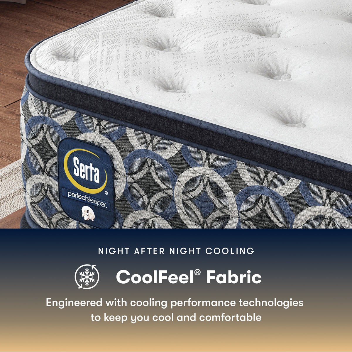 Perfect Sleeper Cascade Canyon 14" Medium Pillow Top Mattress