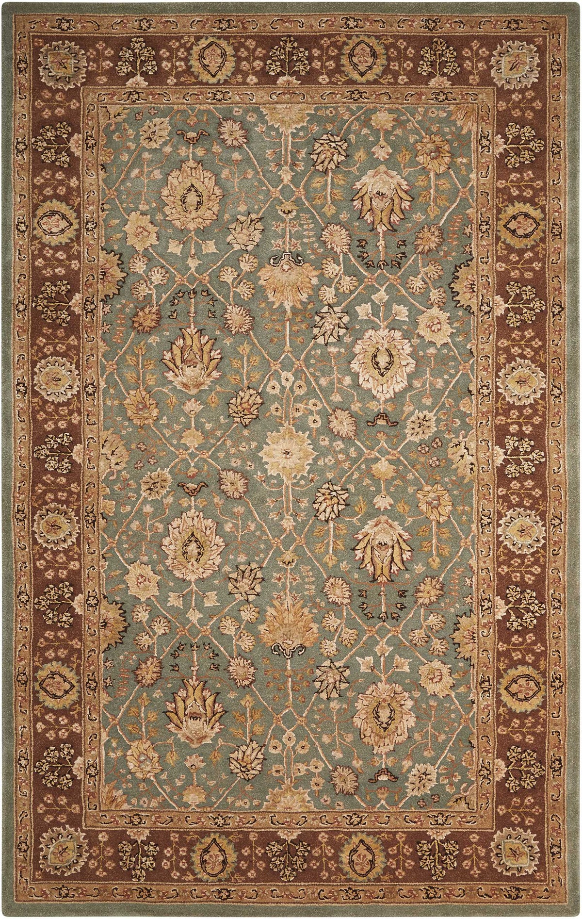 Nourison 3000 3102 Light Blue Rug