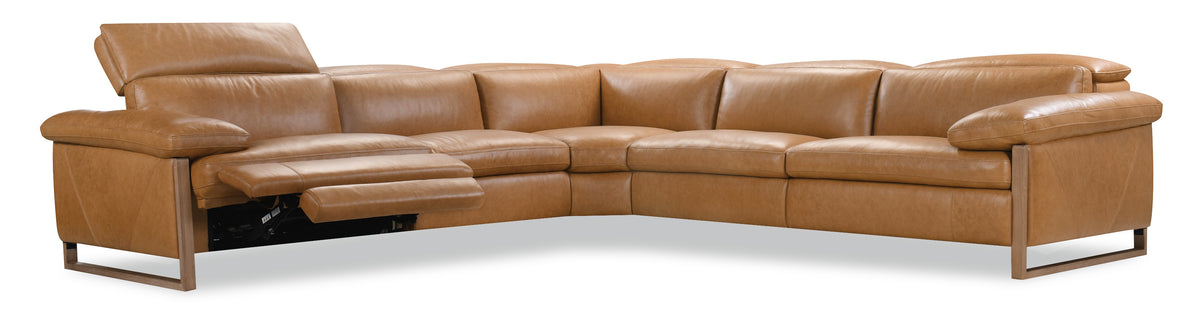 Jericho Five-Piece Power Reclining Sectional