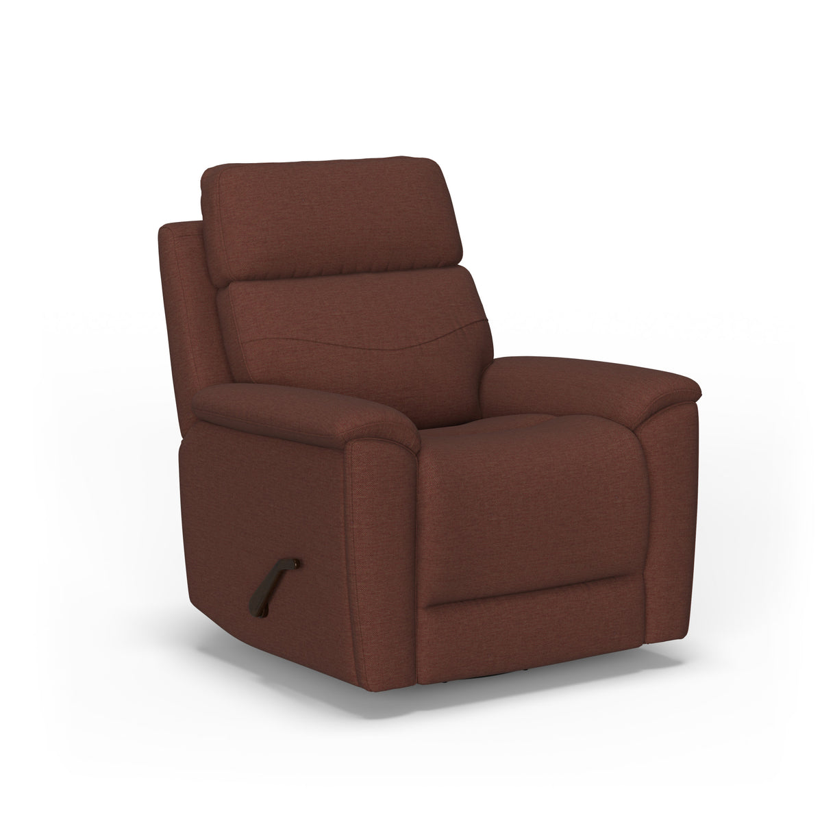 Refined Fabric Swivel Gliding Recliner