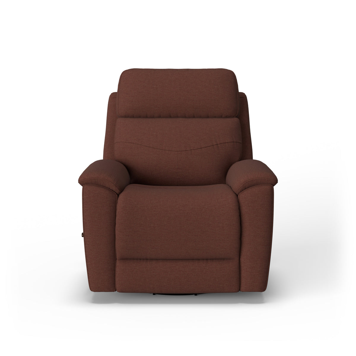 Refined Fabric Swivel Gliding Recliner