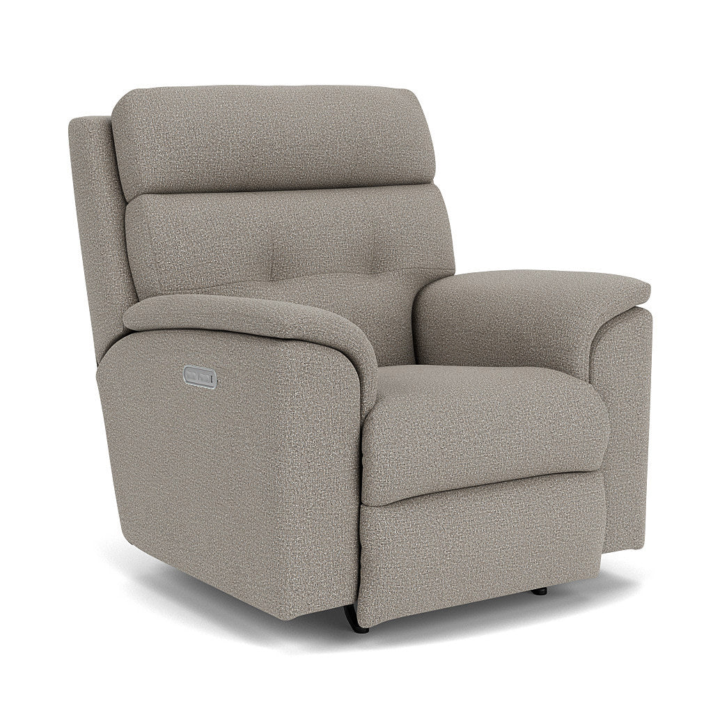 Mason Fabric Power Rocking Recliner with Power Headrest