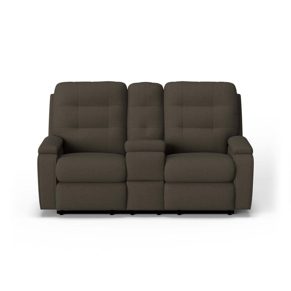 Kerrie Fabric Power Reclining Loveseat with Console