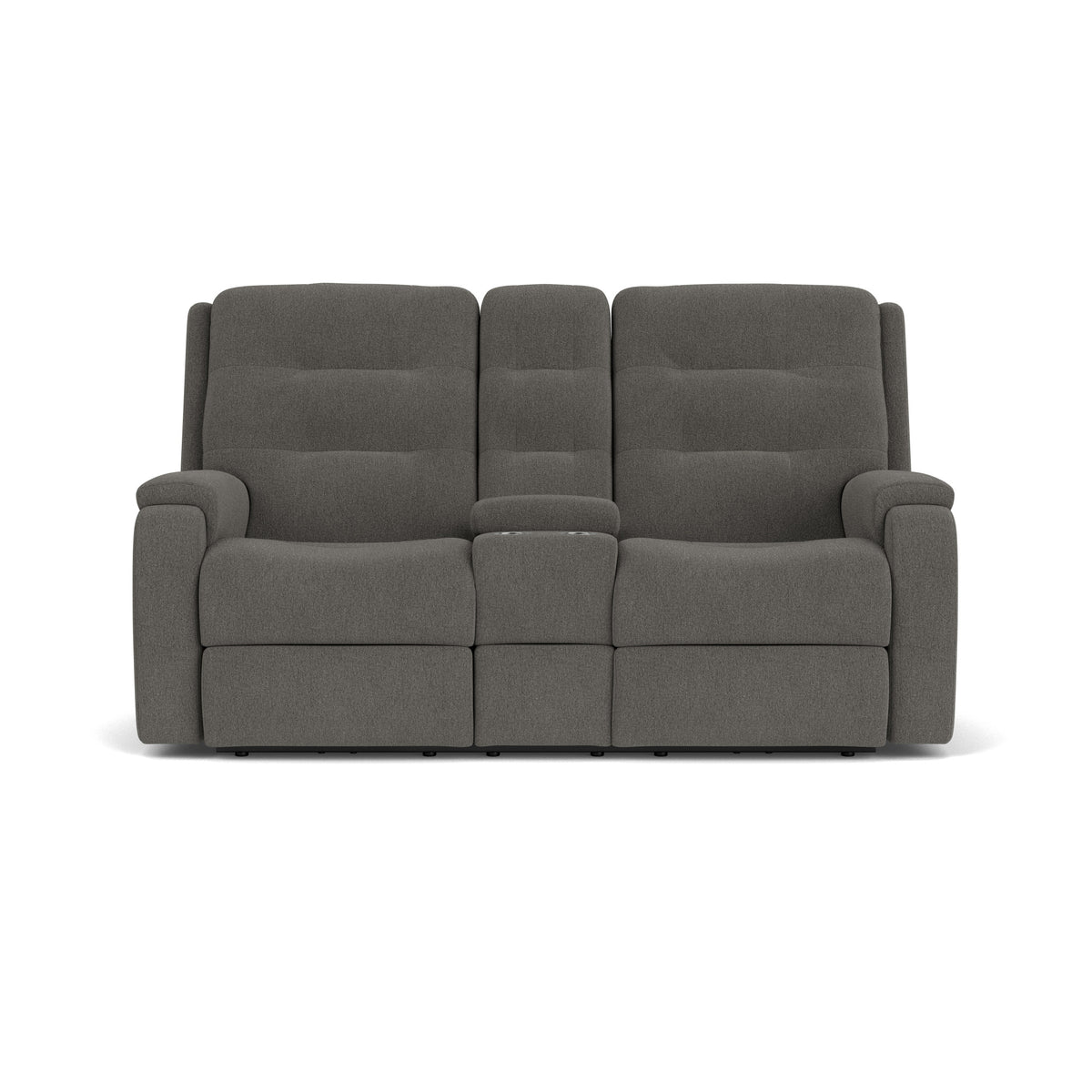 Arlo Fabric Reclining Loveseat with Console