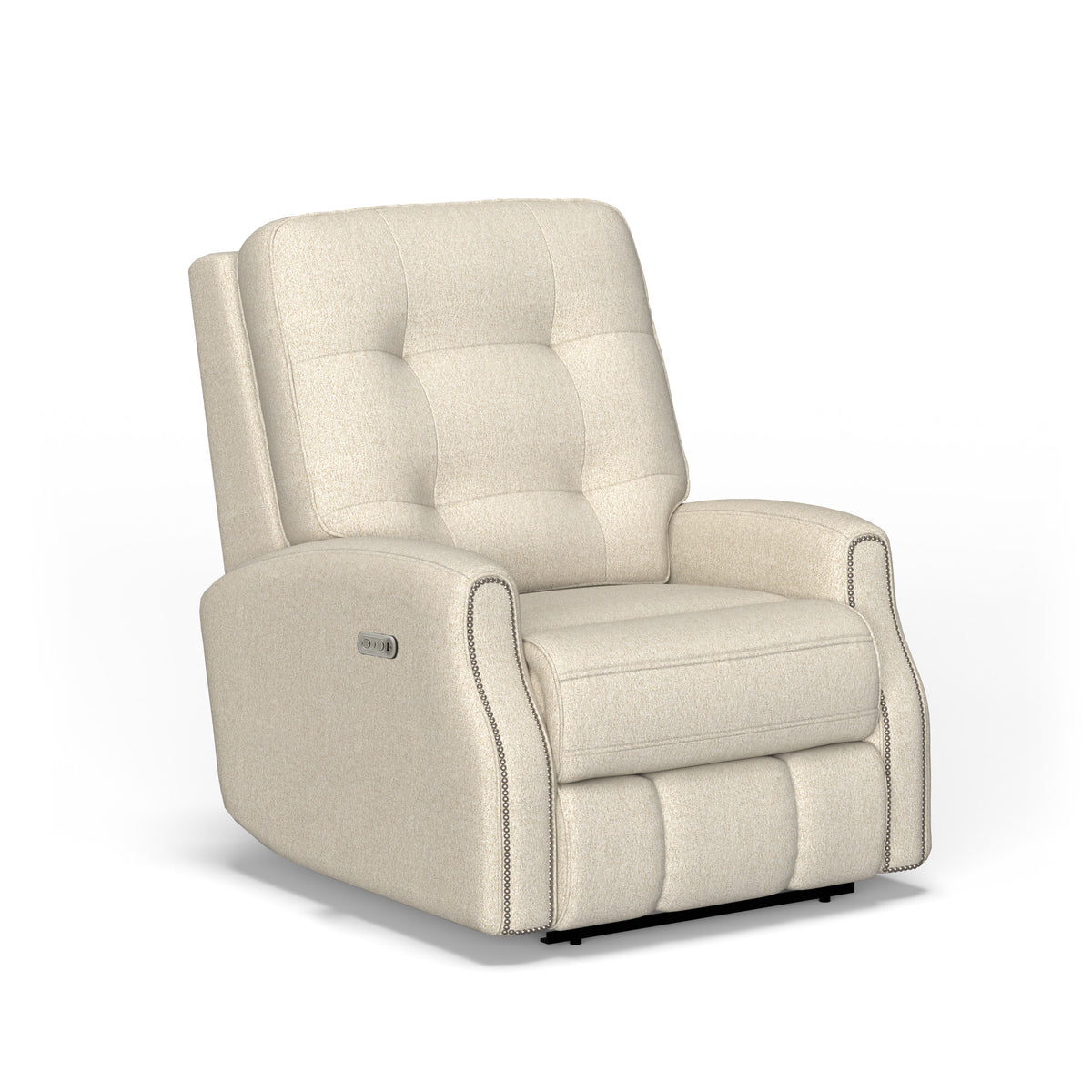 Devon Fabric Power Rocking Recliner with Power Headrest