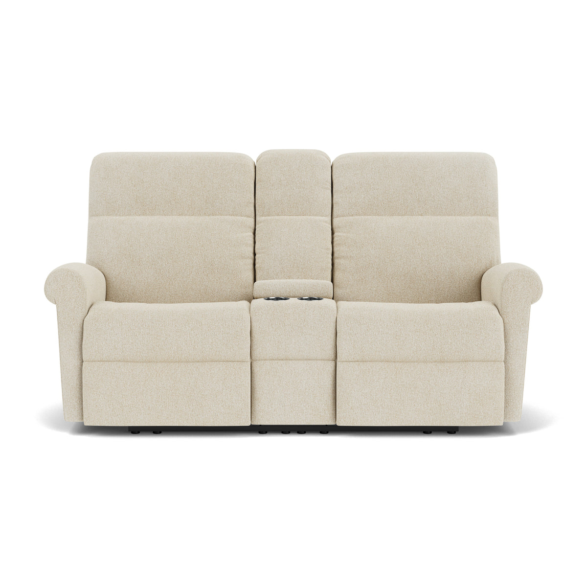 Davis Fabric Reclining Loveseat with Console