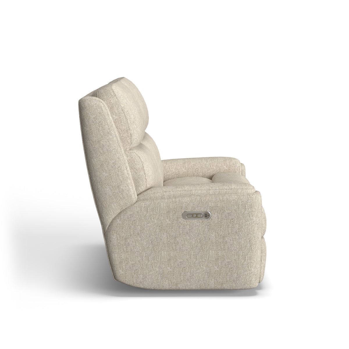 Rio Fabric Power Reclining Loveseat with Power Headrests