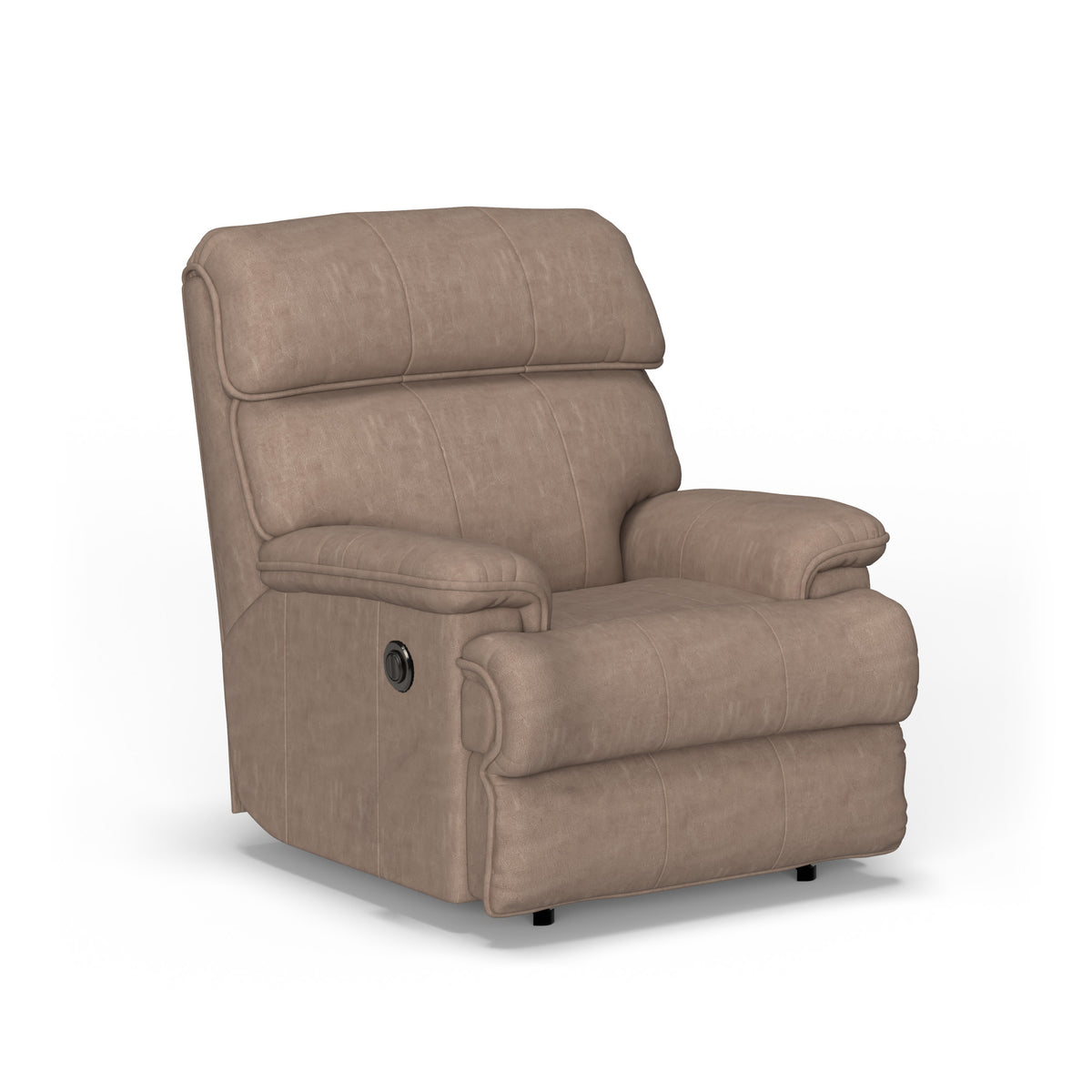 Geneva Leather Power Rocking Recliner