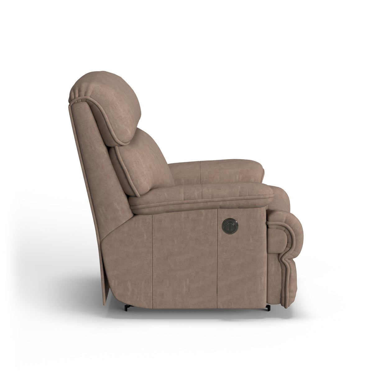Geneva Leather Power Rocking Recliner