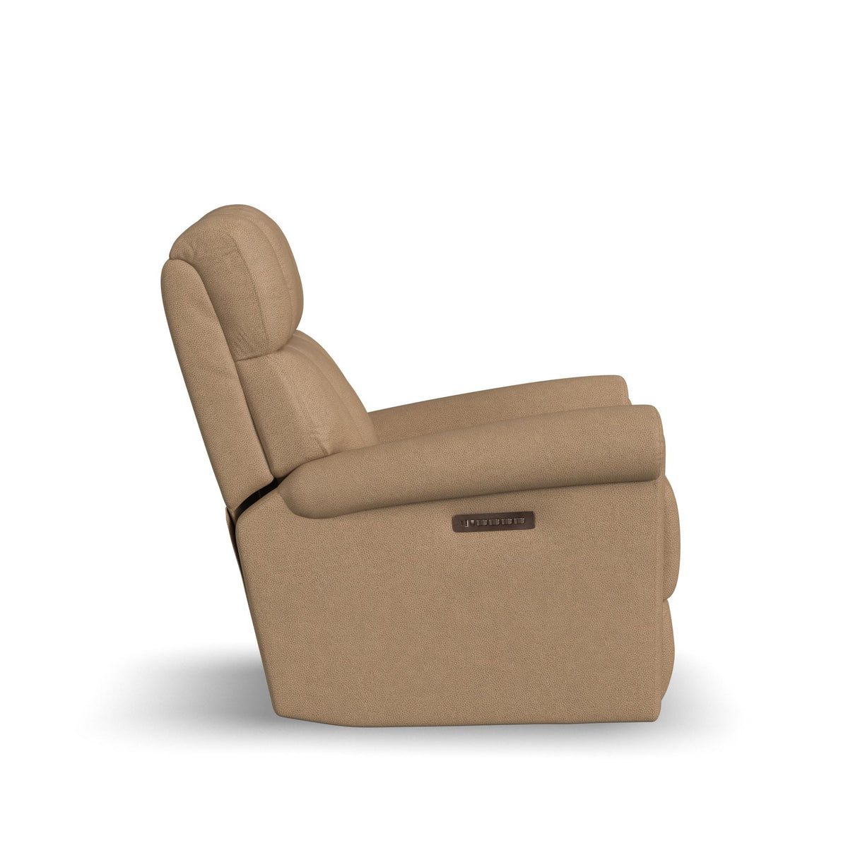 Classic Leather Power Gliding Recliner with Power Headrest & Lumbar