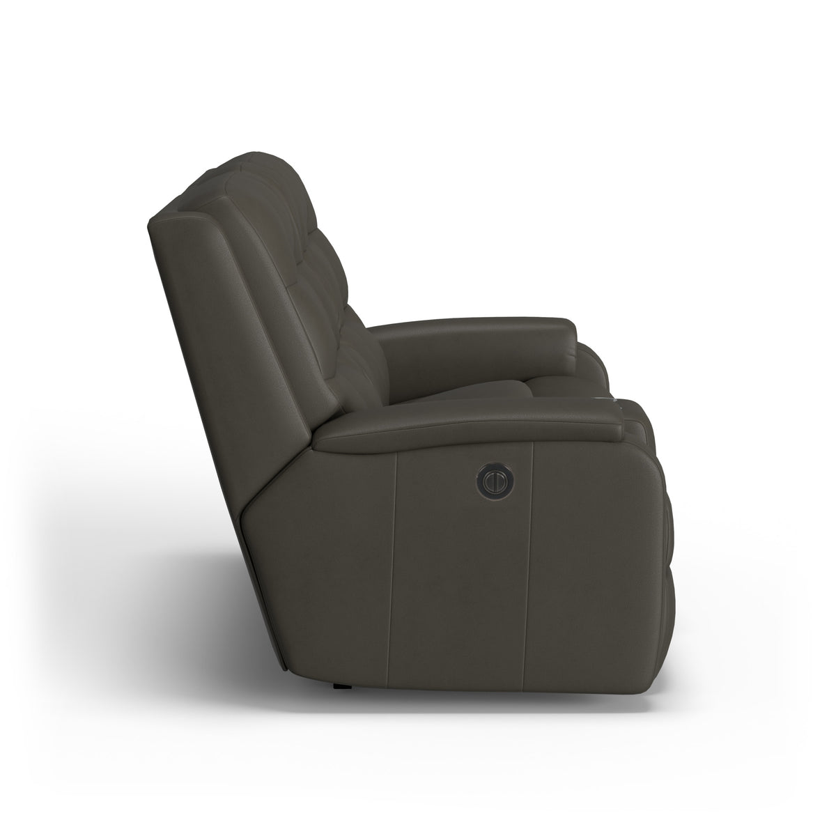 Arlo Leather Power Reclining Loveseat with Console