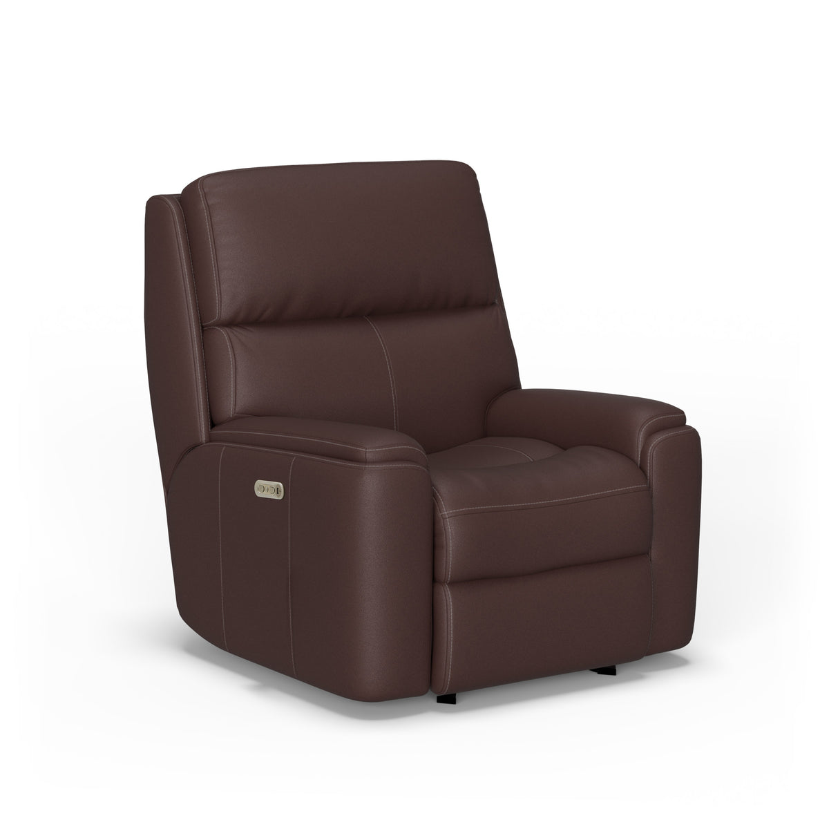 Rio Leather Power Rocking Recliner with Power Headrest
