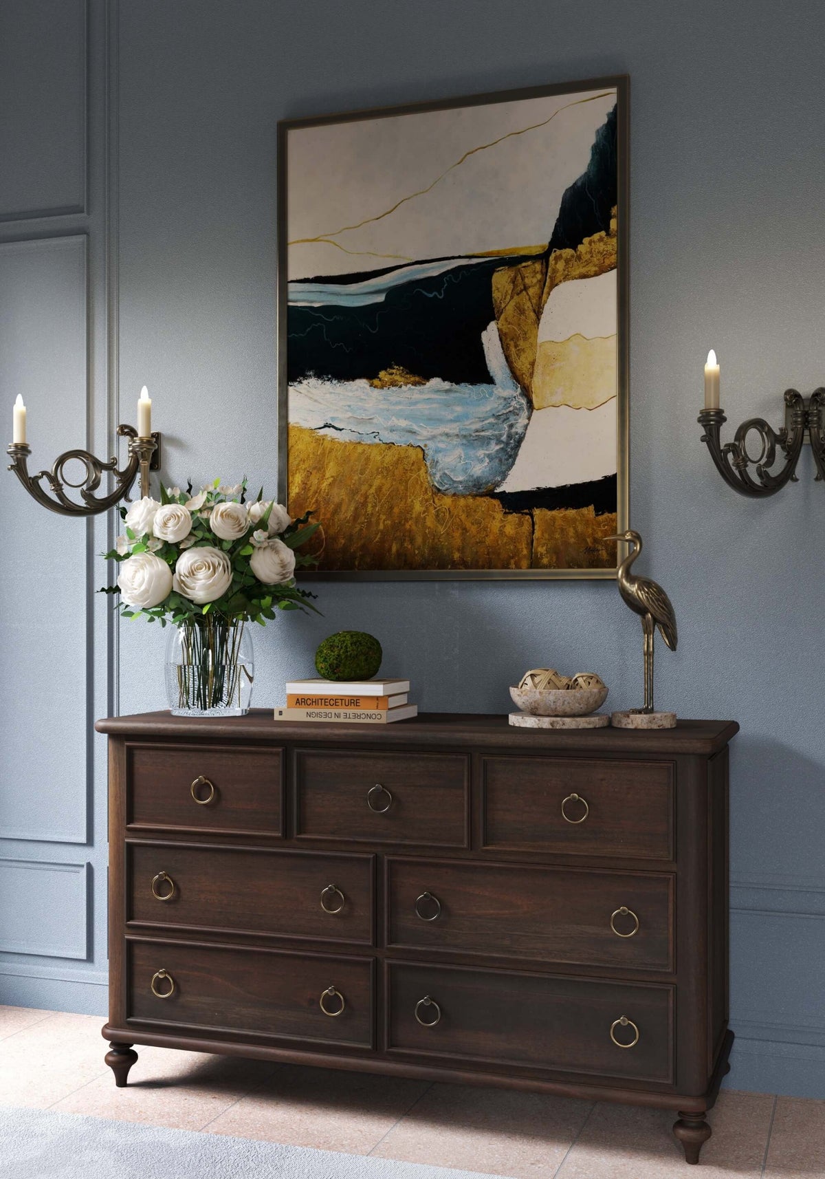 Savannah 7 Drawer Dresser in Walnut