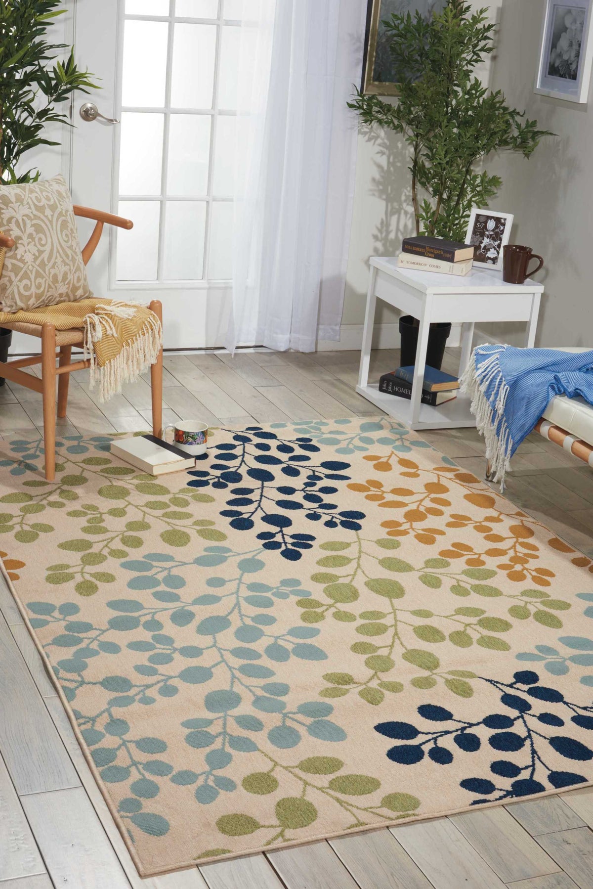 Caribbean CRB01 Ivory Rug