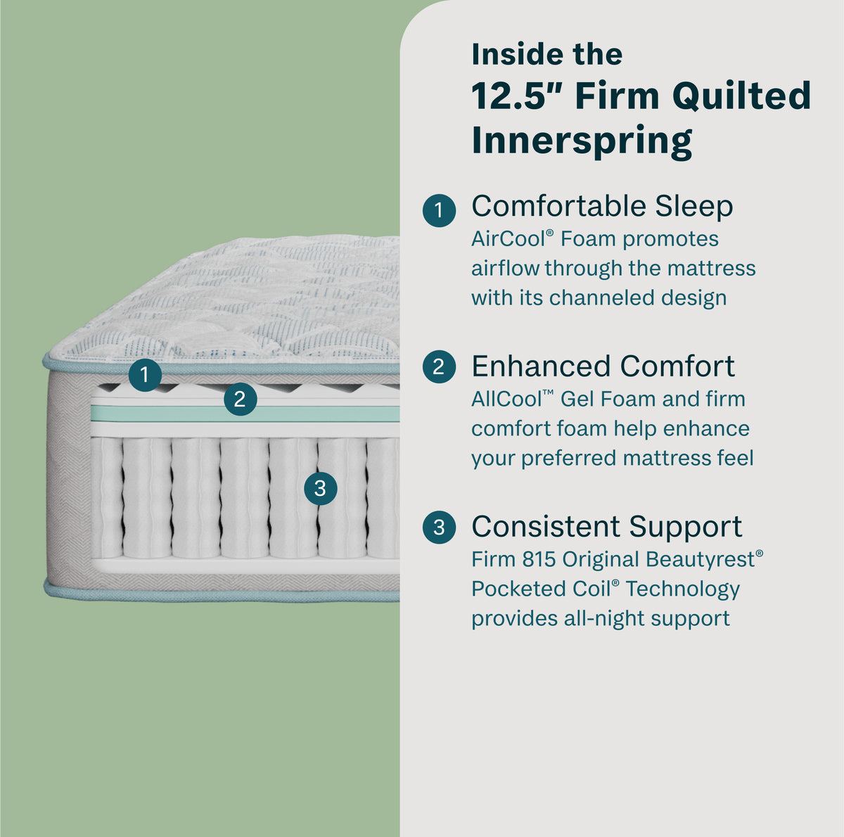Slumberscape 12.5" Firm Mattress
